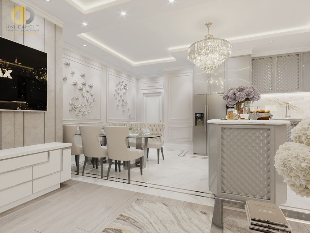 Кухня в стиле дизайна современный по адресу г. Москва, проспект Мира, д. 188Б, 2019 года