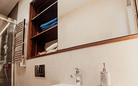 Ремонт ванной в трёхкомнатной квартире 95 кв.м в современном стиле24