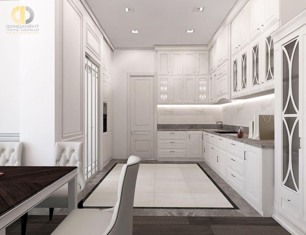 Кухня в стиле дизайна лофт по адресу г. Москва, бульвар Андрея Тарковского, д. 5, 2019 года