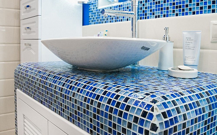 Дизайн и ремонт ванной в двухкомнатной квартире 126 кв. м