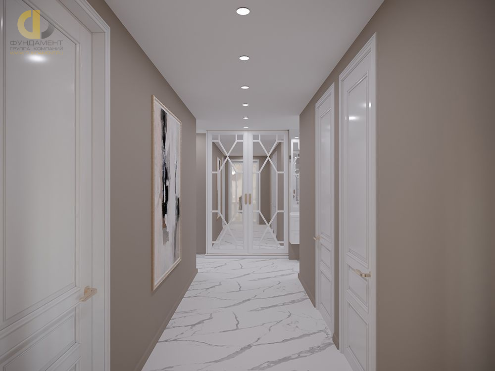 Дизайн коридора в стиле cовременном – фото 1