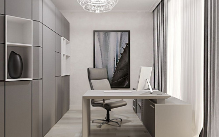 Дизайн интерьера кабинета в доме 278 кв.м в стиле ар-деко24