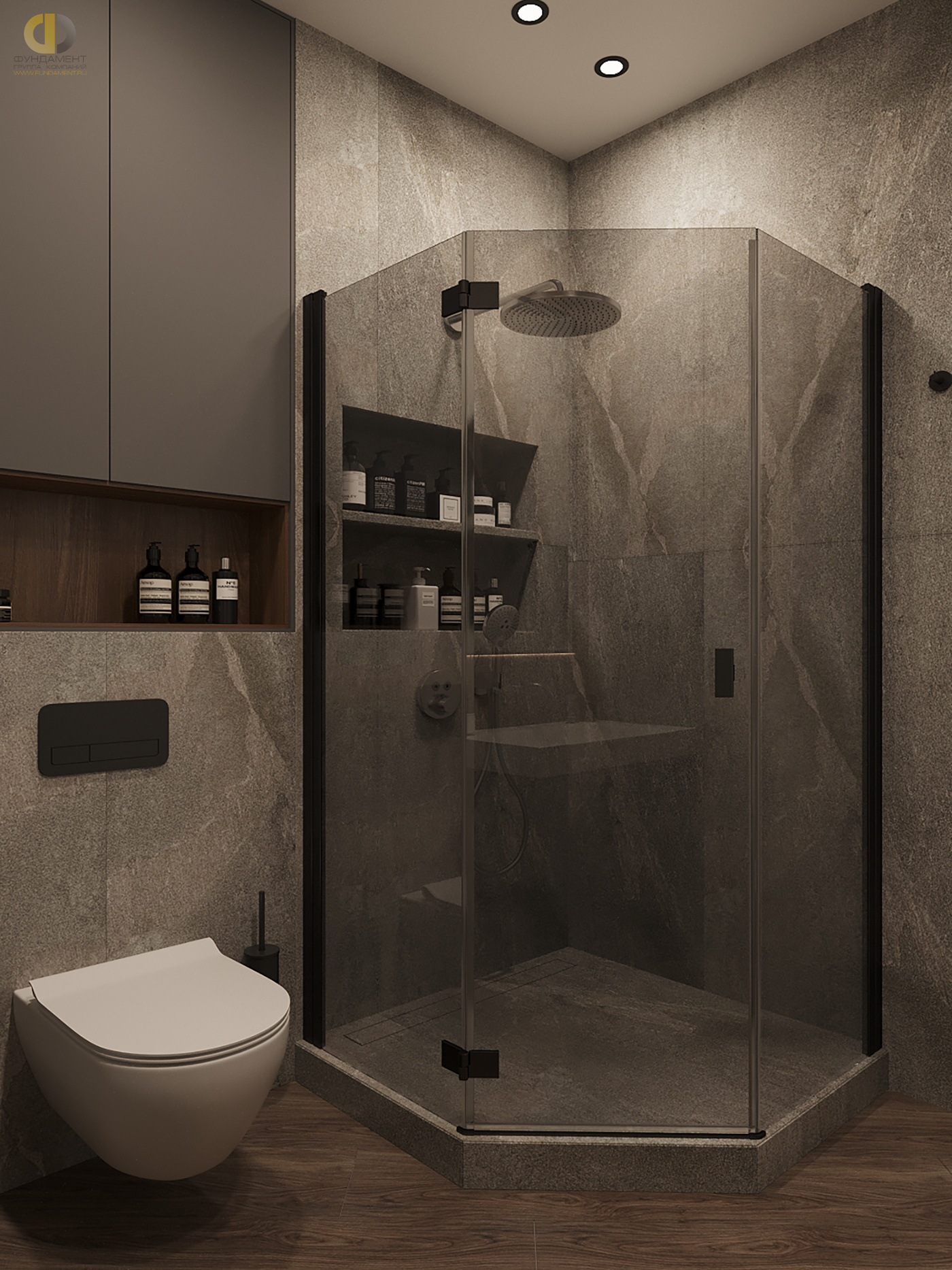 Дизайн ванной в стиле cовременном – фото 115