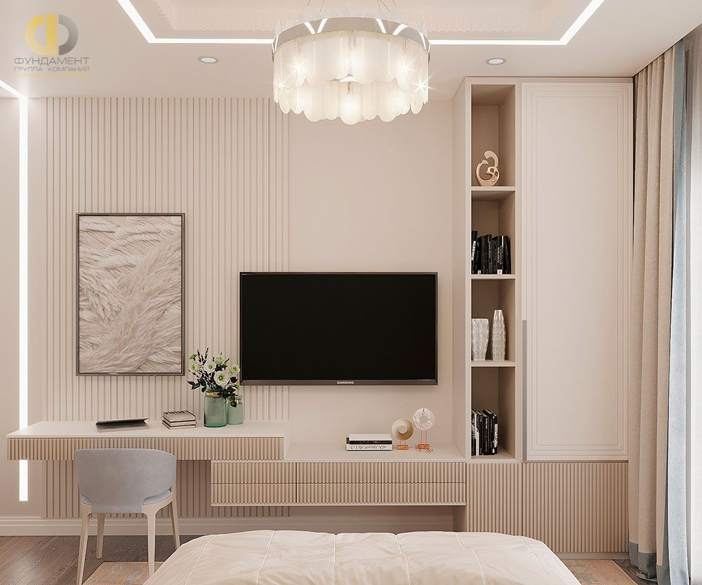 Дизайн спальни в стиле арт-деко – фото 17