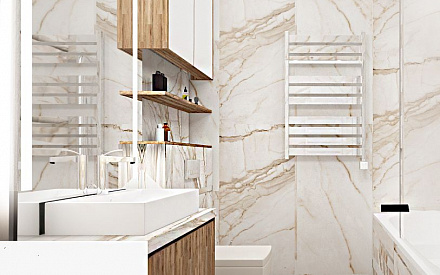 Дизайн интерьера ванной в трёхкомнатной квартире 95 кв.м в современном стиле13