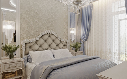 Фото спальни в стиле классическом-17