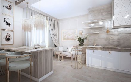 Дизайн однокомнатной квартиры в Москве