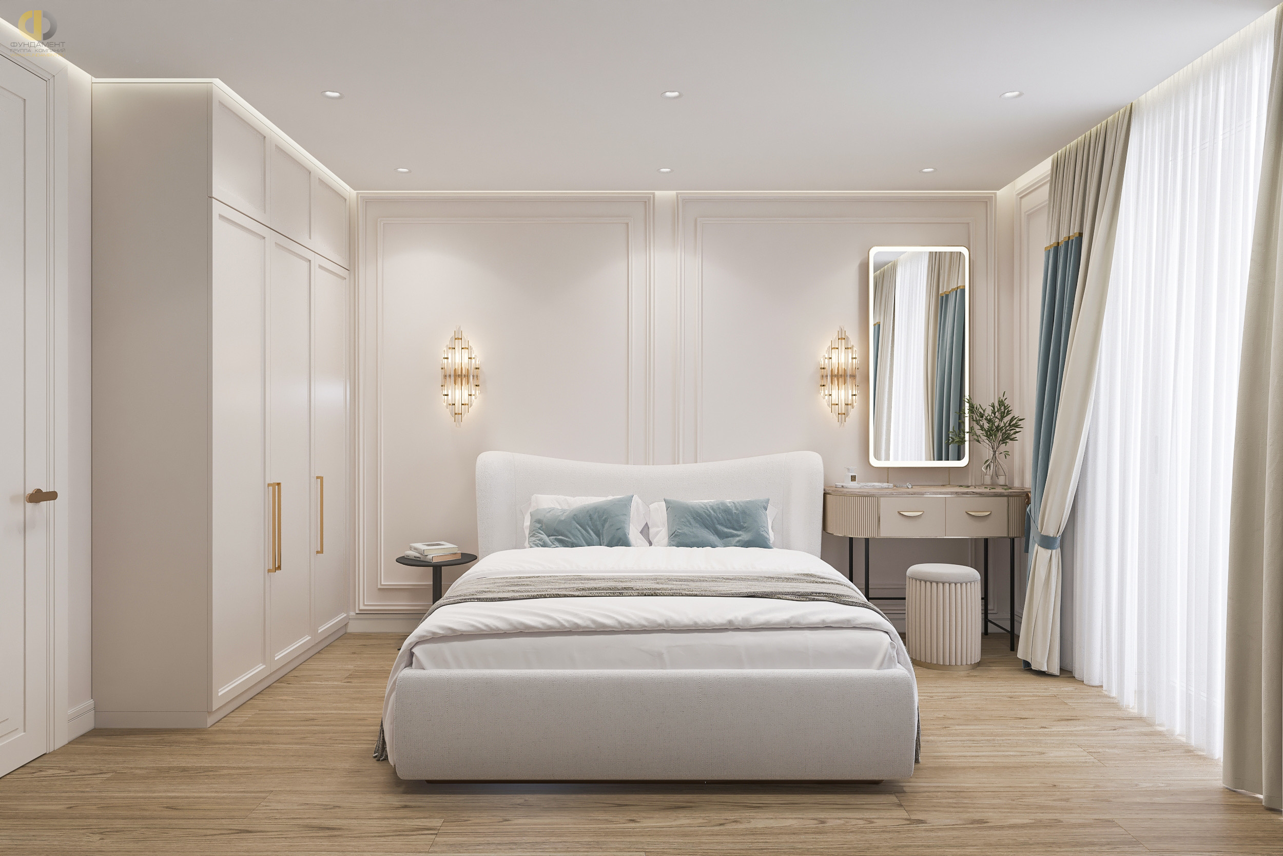 Дизайн спальни в стиле cовременном – фото 102