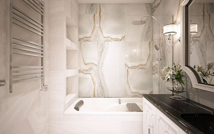 Дизайн интерьера ванной в четырёхкомнатной квартире 113 кв.м в стиле неоклассика16