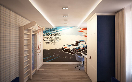 Дизайн интерьера детской в четырёхкомнатной квартире 113 кв.м в стиле неоклассика14