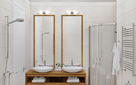 Дизайн интерьера ванной в семикомнатной квартире 153 кв.м в современном стиле36
