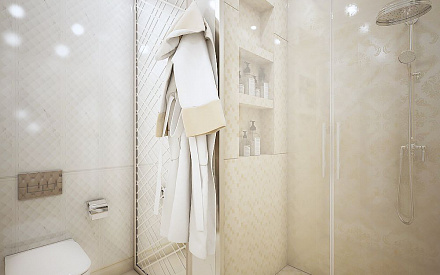 Дизайн интерьера ванной в четырёхкомнатной квартире 127 кв.м в стиле неоклассика28