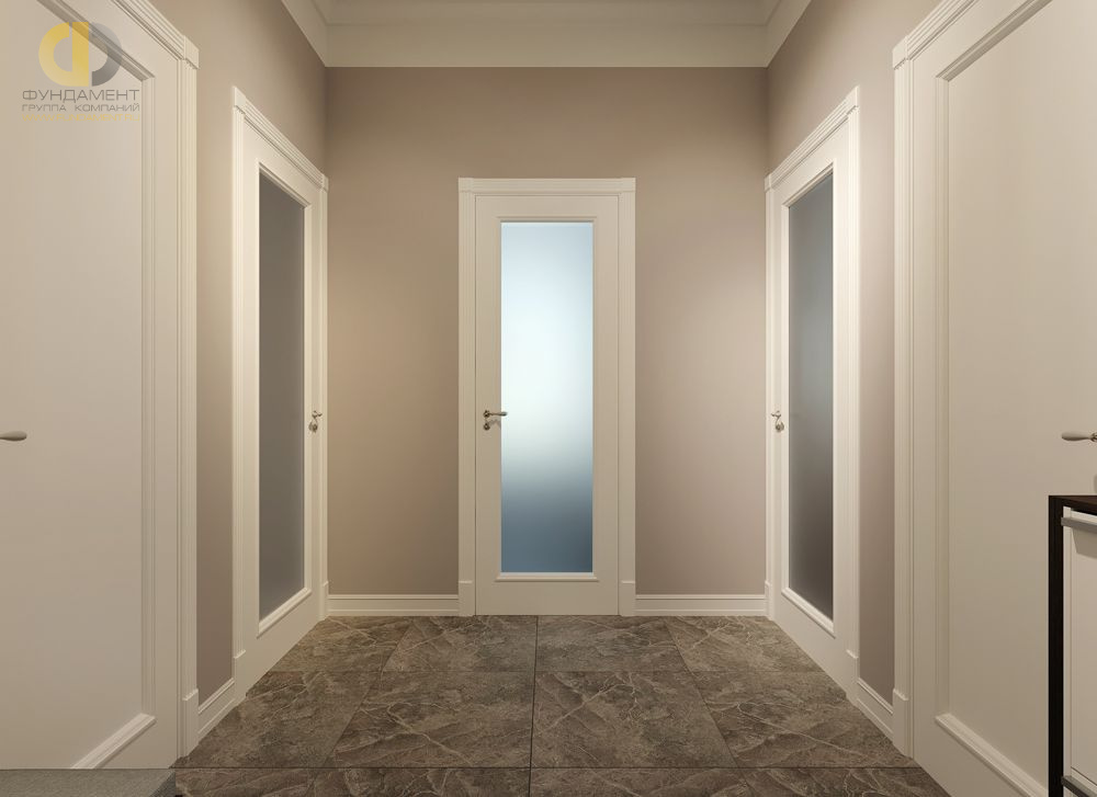 Дизайн интерьера коридора в двухкомнатной квартире 64 кв.м в стиле ретро6