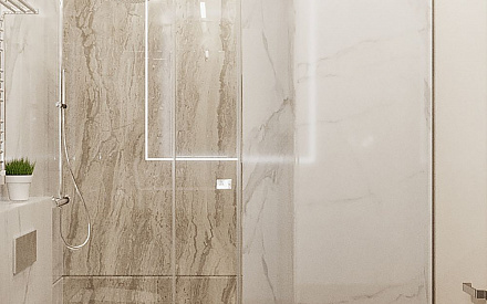 Дизайн интерьера ванной в трёхкомнатной квартире 79 кв.м в современном стиле9