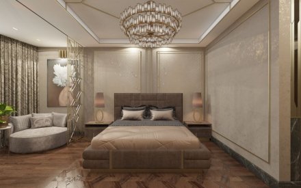 Авторский дизайн интерьера трехкомнатной квартиры в Москве