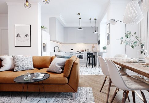 Шведский интерьер квартиры