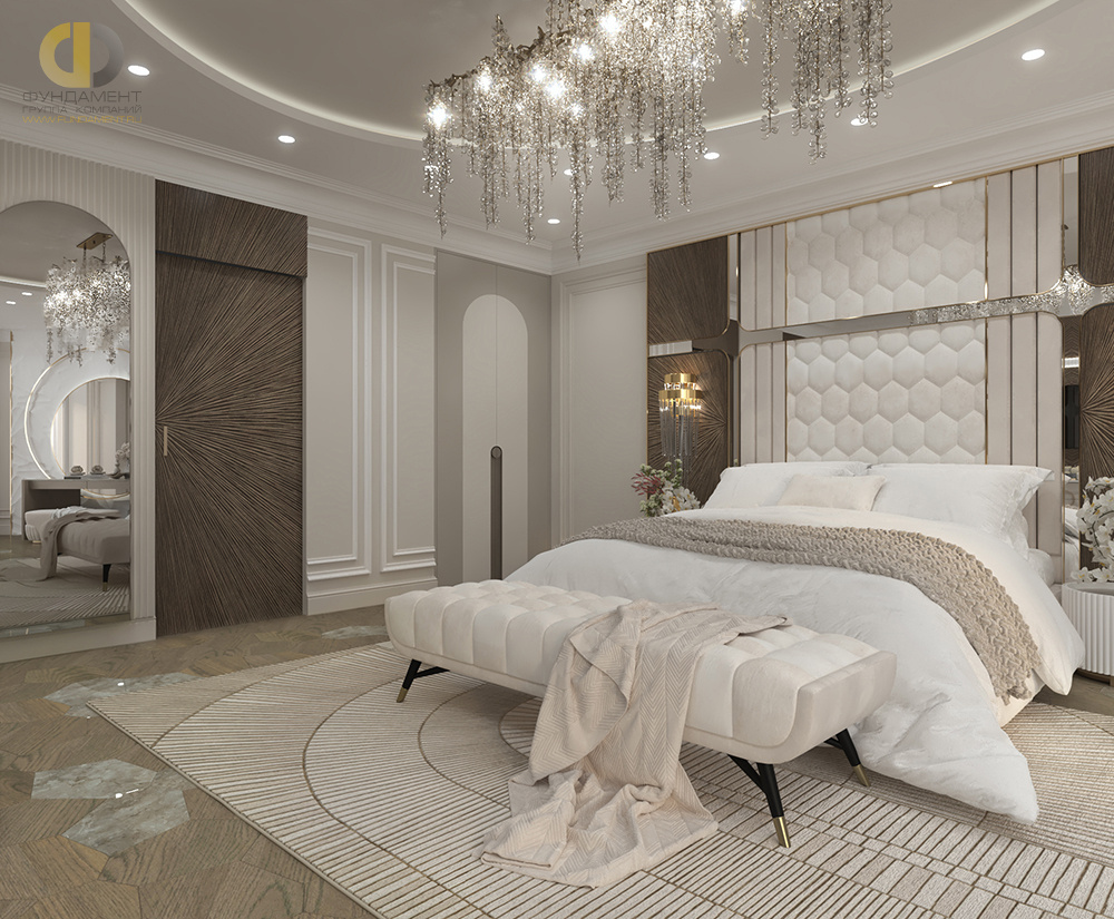 Дизайн спальни в стиле арт-деко – фото 36