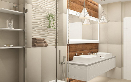 Дизайн интерьера ванной в трёхкомнатной квартире 117 кв.м в современном стиле1