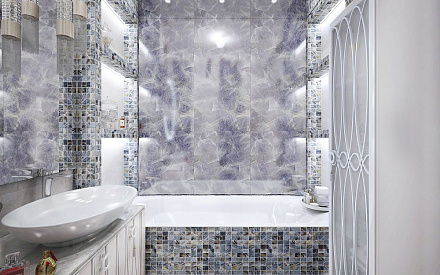 Дизайн интерьера ванной четырёхкомнатной квартире 142 кв. м в стиле неоклассика 23