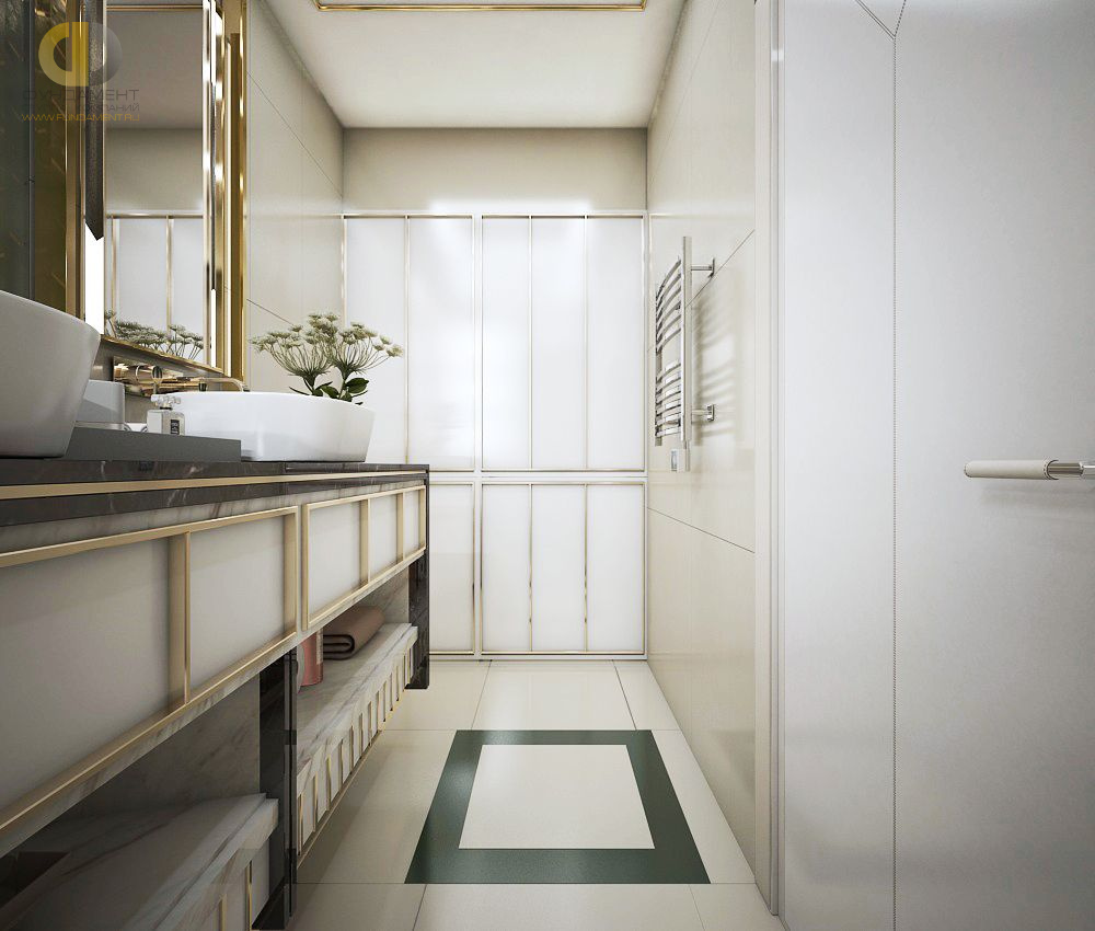 Дизайн интерьера санузла в шестикомнатной квартире 200 кв.м в стиле ар-деко27