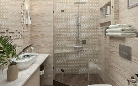 Дизайн интерьера ванной в четырёхкомнатной квартире 144 кв.м в стиле эклектика28