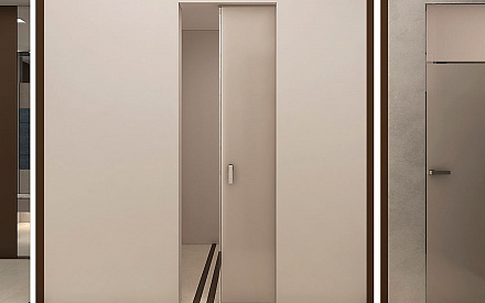 Дизайн интерьера коридора в 3-комнатной квартире 100 кв. м в современном стиле