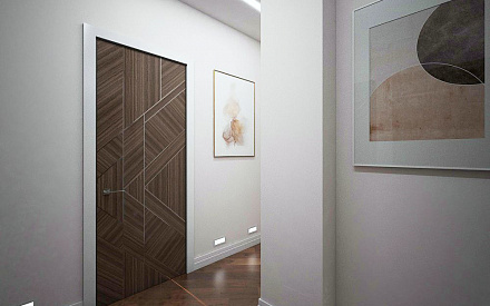 Дизайн интерьера коридора в четырёхкомнатной квартире 115 кв.м в современном стиле10