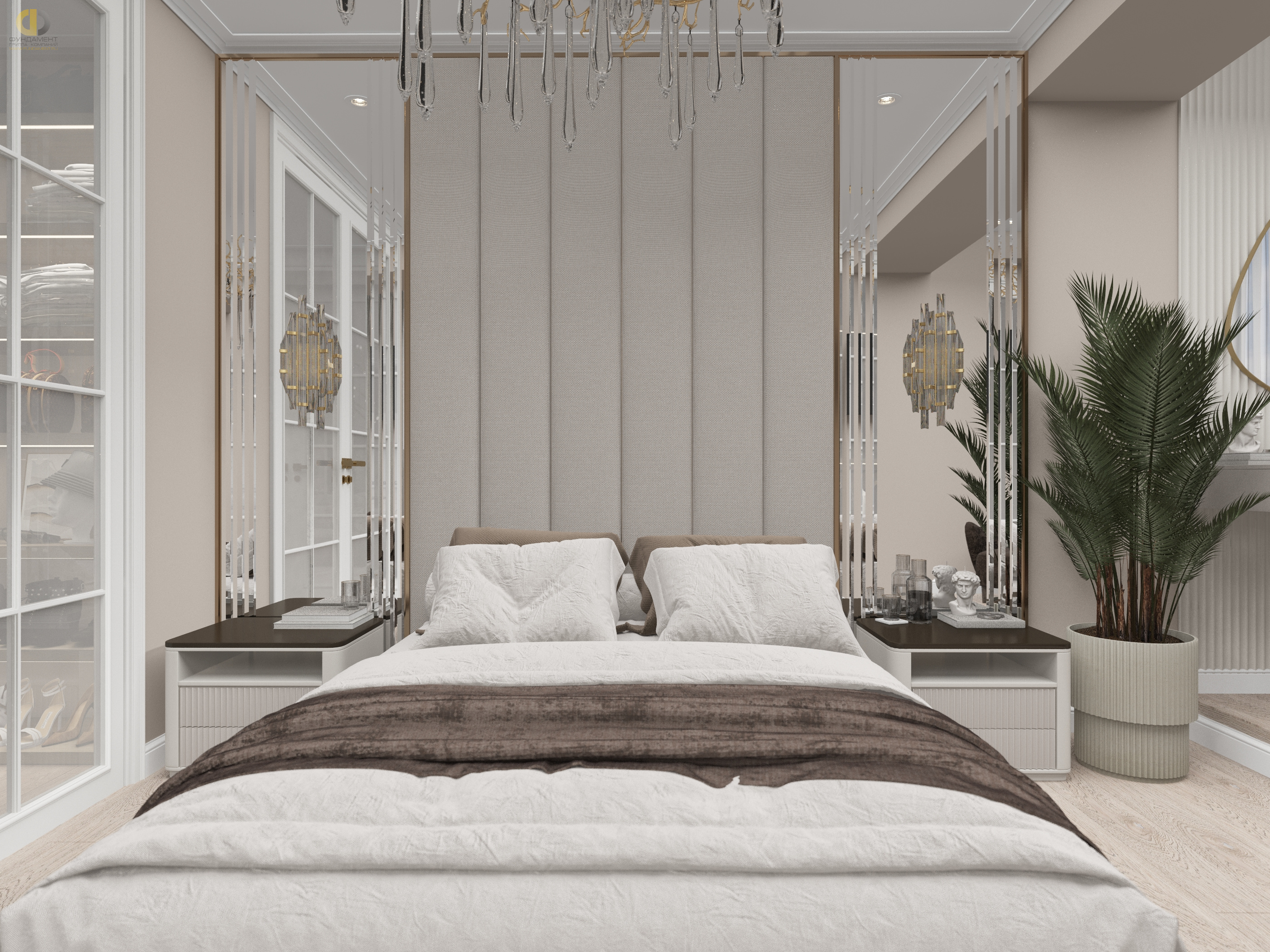 Дизайн спальни в стиле cовременном – фото 16