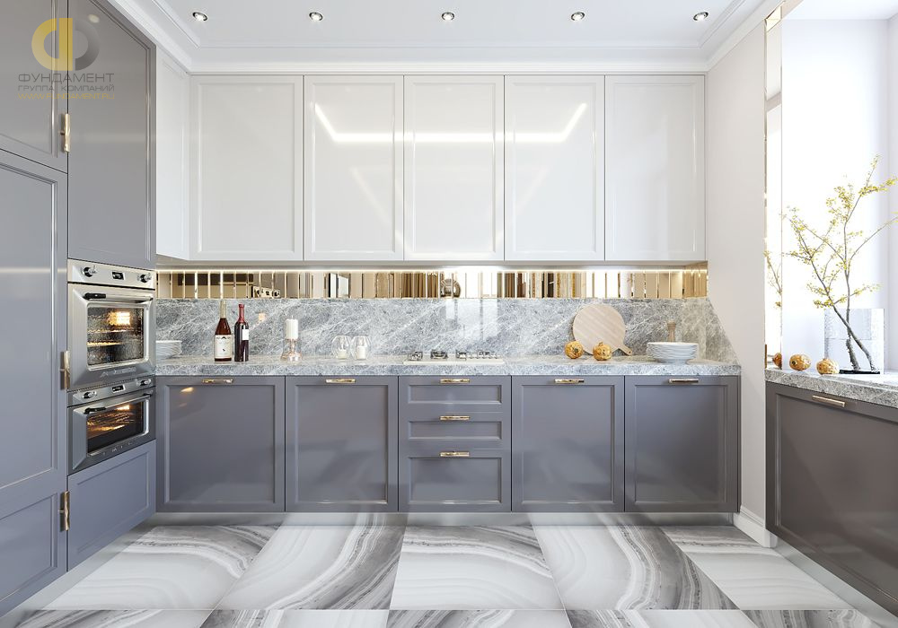 Интерьер кухни без верхних навесных шкафов – идеи дизайна и проектирования