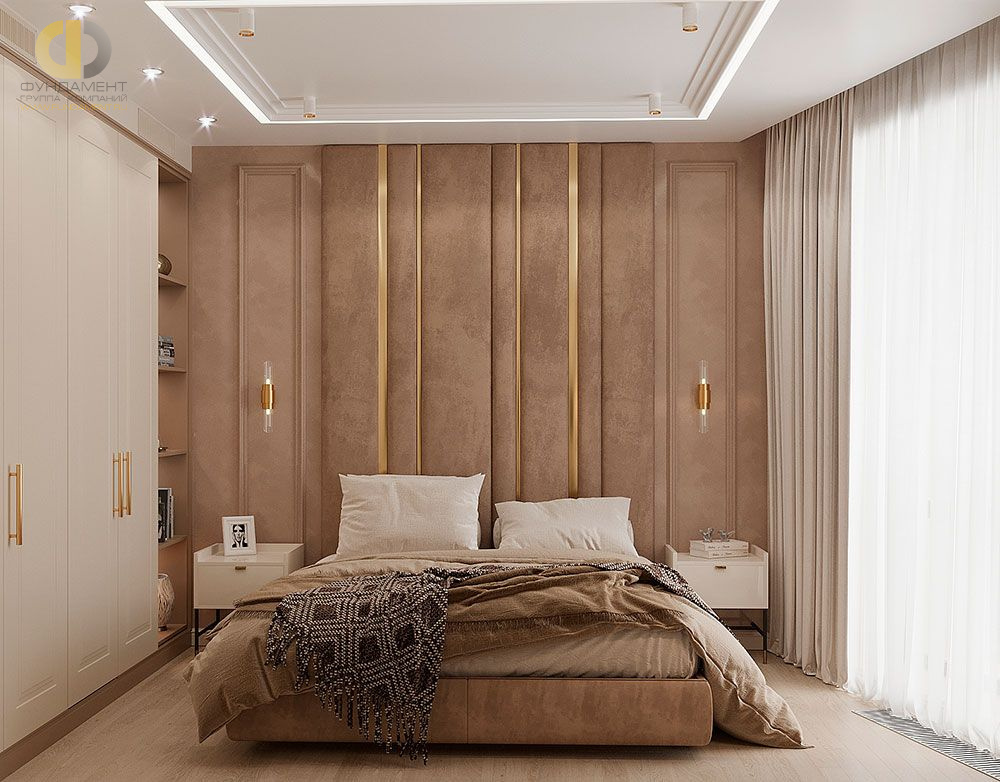 Дизайн спальни в стиле неоклассическом – фото 18