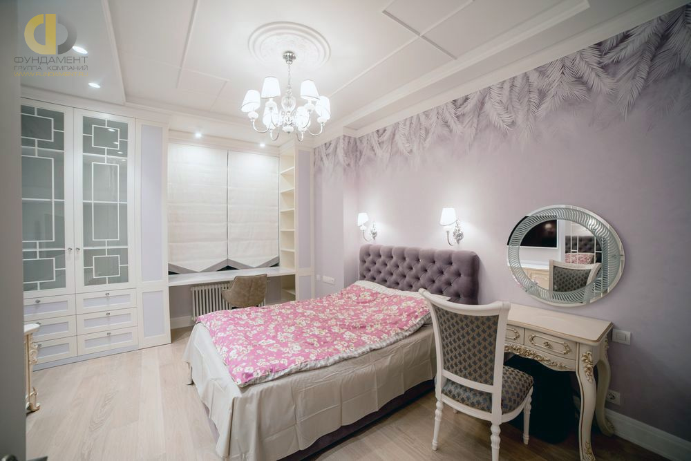 Романтичный дизайн интерьера спальни
