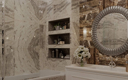 Дизайн интерьера ванной в двухкомнатной квартире 76 кв.м в стиле ар-деко20