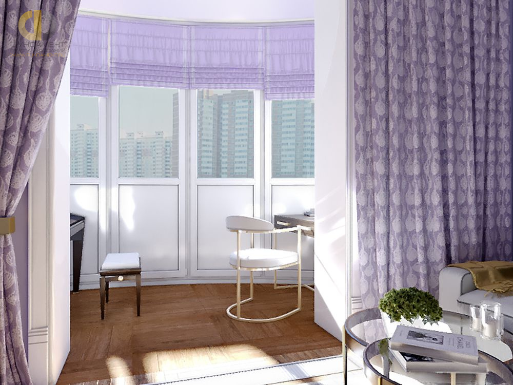 Дизайн интерьера спальни в четырёхкомнатной квартире 142 кв.м в стиле ар-деко