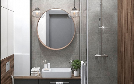 Дизайн интерьера ванной в четырёхкомнатной квартире 96 кв.м в стиле лофт6