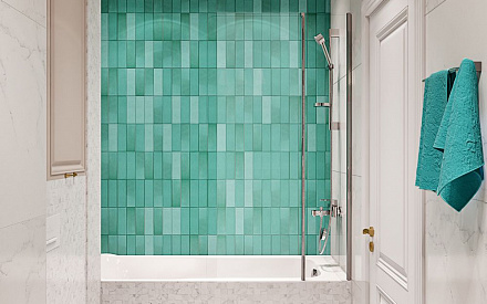 Дизайн интерьера ванной в трёхкомнатной квартире 65 кв.м в стиле ар-деко18