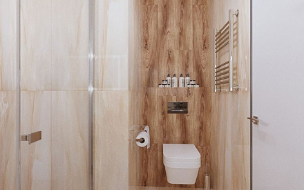 Дизайн интерьера ванной в трёхкомнатной квартире 125 кв.м в современном стиле5