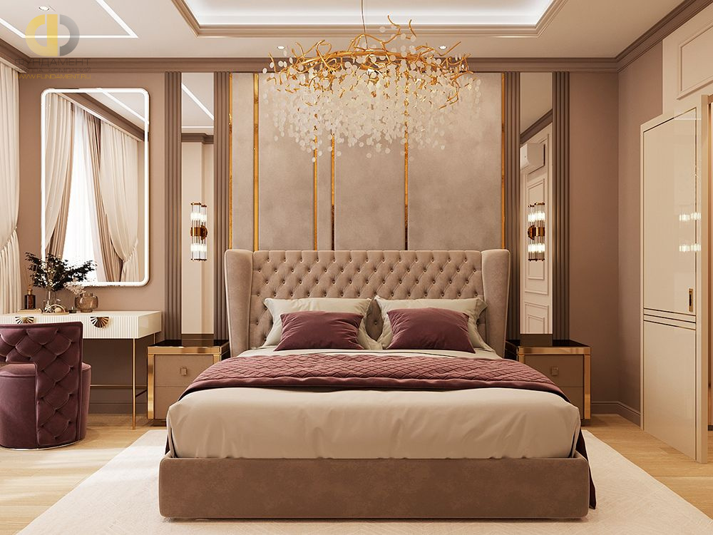 Дизайн спальни в стиле неоклассическом – фото 76