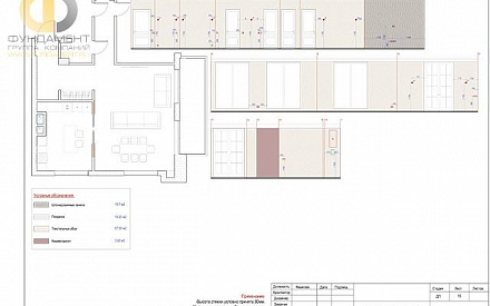 Рабочий чертеж дизайн-проекта трехкомнатной квартиры 107 кв. м. Стр. 31