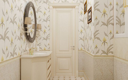 Дизайн интерьера ванной в доме 386 кв.м в классическом стиле6