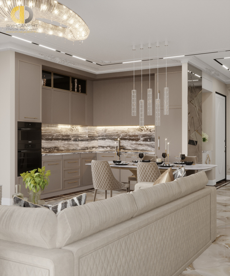 Дизайн-проекты для однокомнатных квартир площадью 63 кв.м.