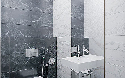 Дизайн интерьера ванной в 3х-комнатной квартире 70 кв.м в современном стиле5