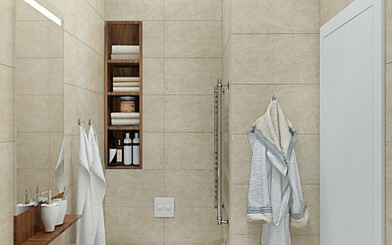 Дизайн интерьера ванной в семикомнатной квартире 153 кв.м в современном стиле34