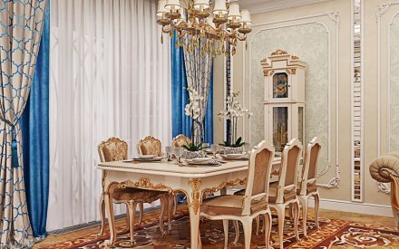 Авторский дизайн интерьера четырехкомнатной квартиры в Москве