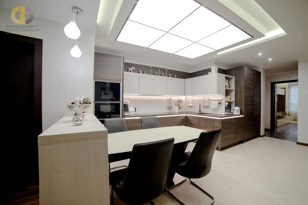 Ремонт кухни в четырёхкомнатной квартире 137 кв.м в современном стиле4