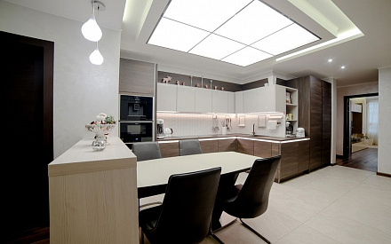 Ремонт кухни в четырёхкомнатной квартире 137 кв.м в современном стиле4
