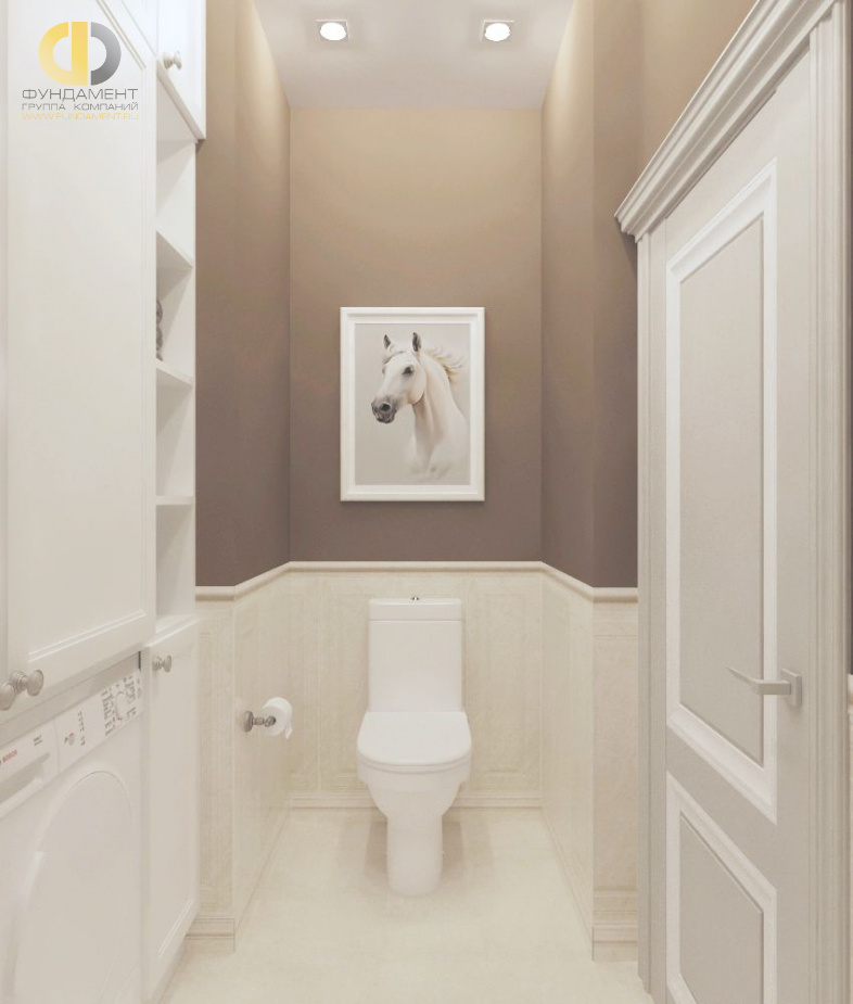 Дизайн интерьера ванной в доме 323 кв.м в классическом стиле26