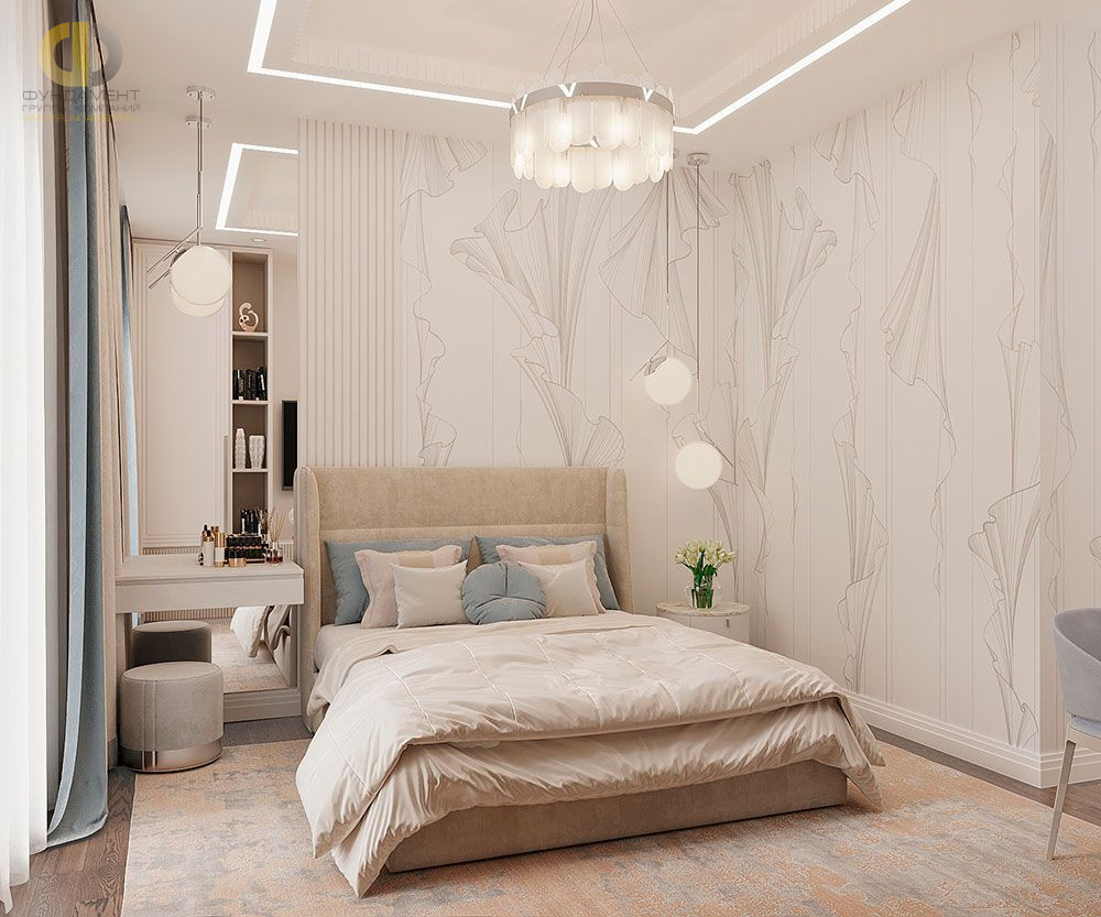 Дизайн спальни в стиле арт-деко – фото 69