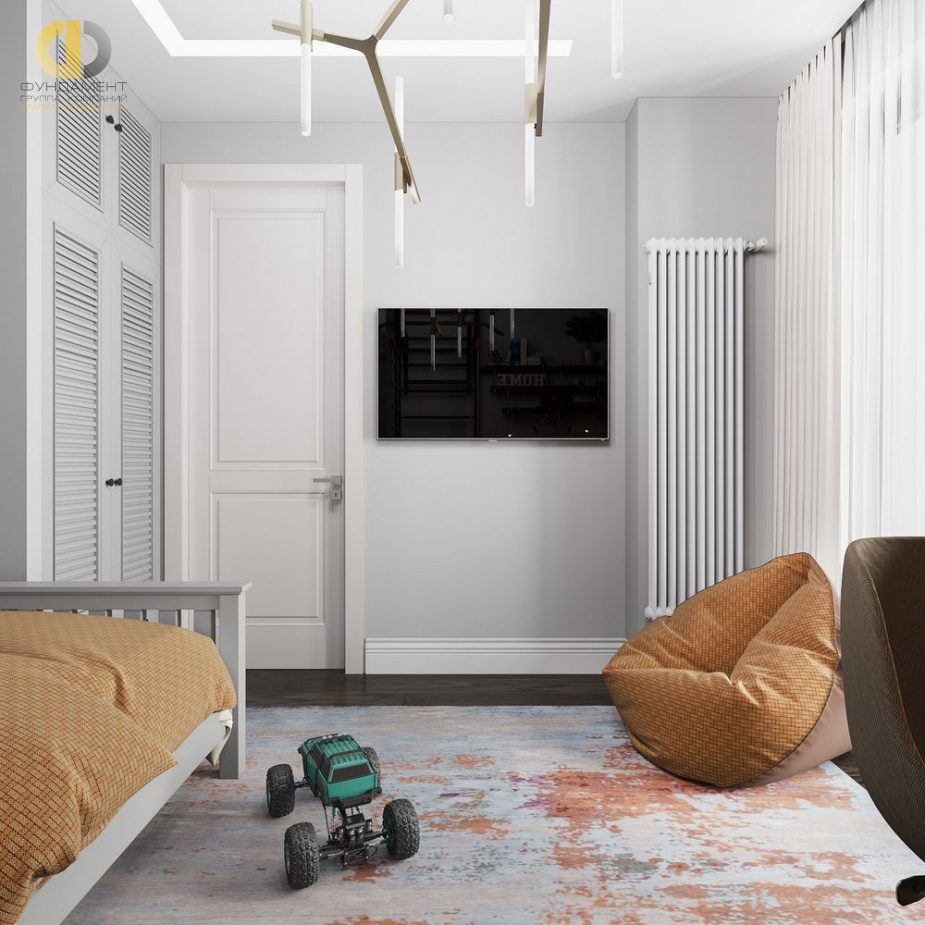 Дизайн интерьера детской в трёхкомнатной квартире 78 кв.м в стиле ар-деко26
