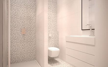 Дизайн интерьера ванной в трёхкомнатной квартие 87 кв.м в современном стиле2