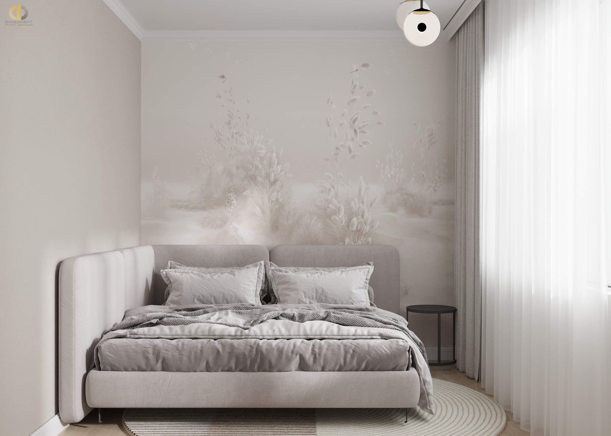 Дизайн спальни в стиле cовременном – фото 65
